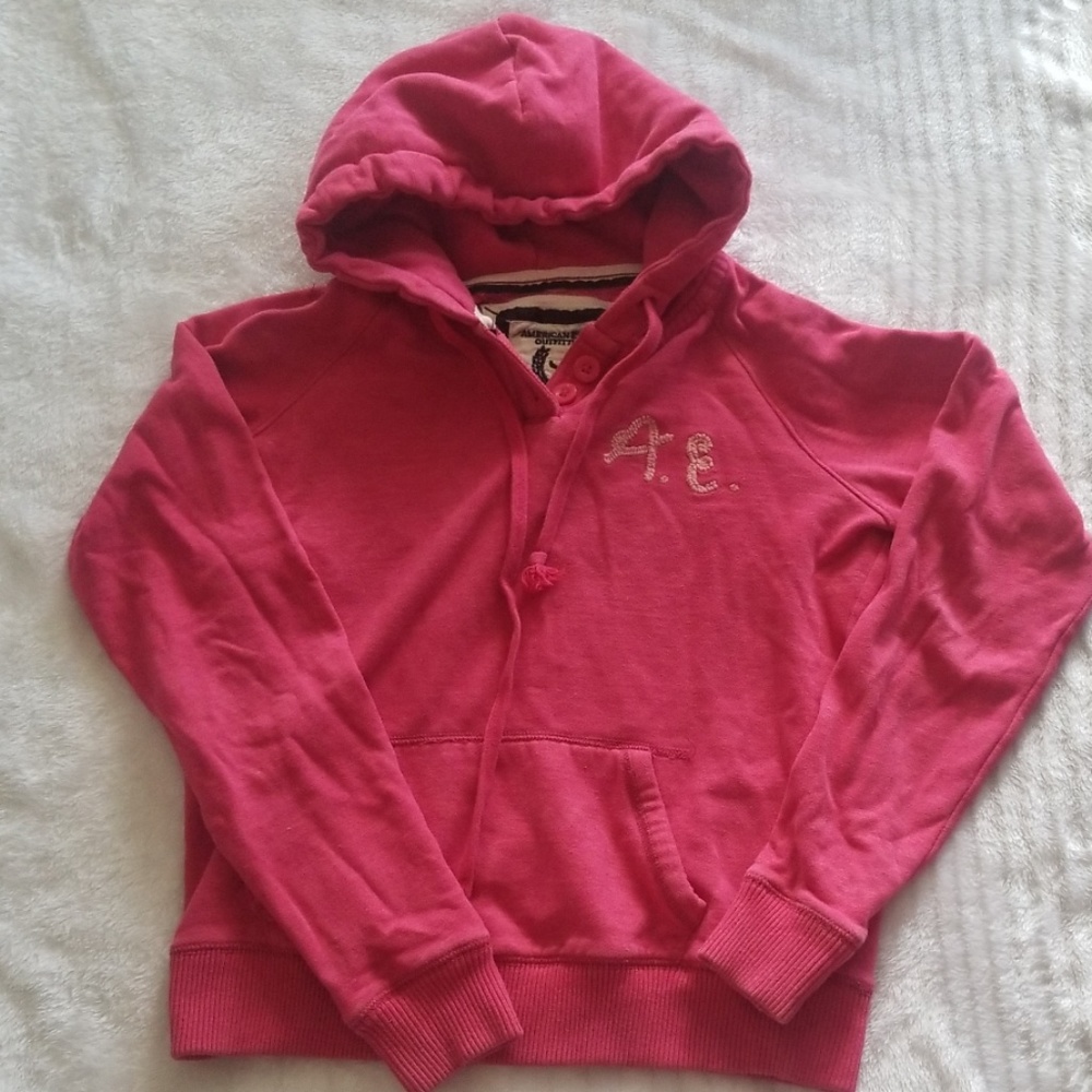 Pink American Eagle hoodie M